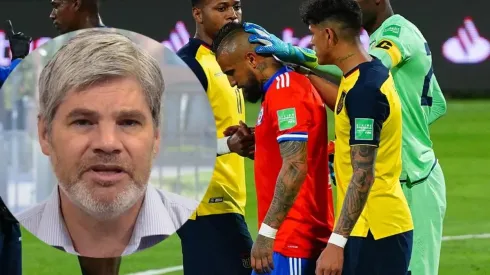 La tristeza de Guarello por la desafortunada expulsión de Vidal contra Ecuador.
