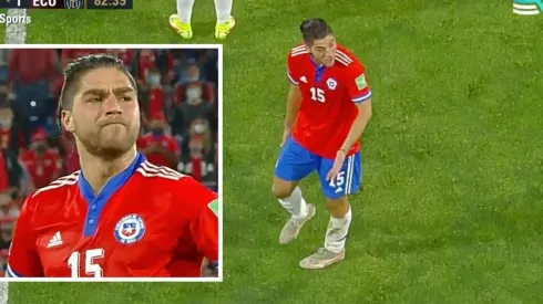 Sierralta jugó lesionado el partido frente a Ecuador