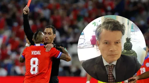 Felipe Bianchi respaldó a Arturo Vidal tras ser expulsado por una temeraria acción en contra del central ecuatoriano Félix Torres.