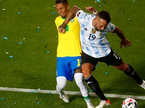 Hasta se burla: Otamendi ironiza con su codazo a Raphinha