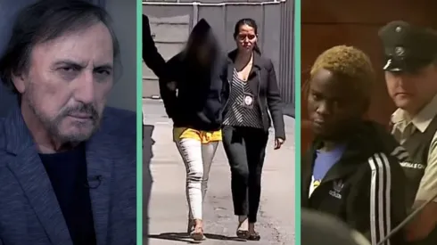 Carlos Pinto y los protagonistas del capítulo 5 de Mea Culpa: la nieta que mandó a matar a su abuela y uno de los integrantes de El Coro de la Leche.