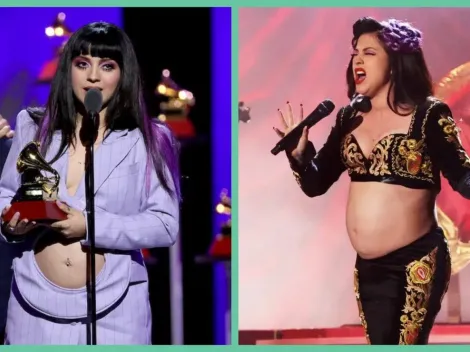 Mon Laferte gana un Latin Grammy y luce su embarazo