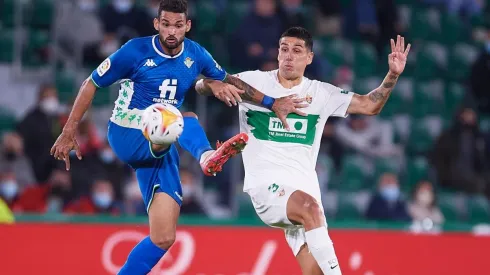 Roco fue titular en el partido frente al Betis