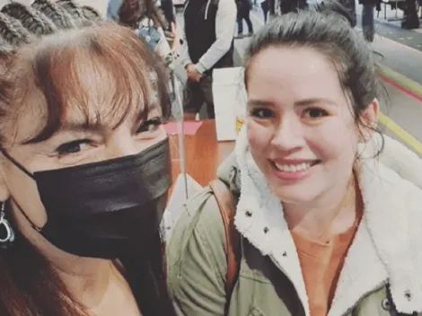 Tatiana Merino y Angie Alvarado se reencuentran en lugar de votación en Australia