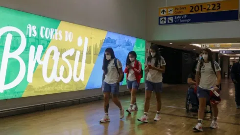 La Roja femenina llegó a Manaos para el cuadrangular internacional amistoso.