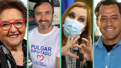 María Luisa Cordero, Francisco Pulgar, Pamela Jiles y Hotuiti Teao, algunos de los candidatos que resultaron electos en las Elecciones 2021.