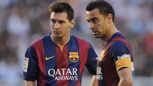 Xavi Hernández compartió camarín con Lionel Messi