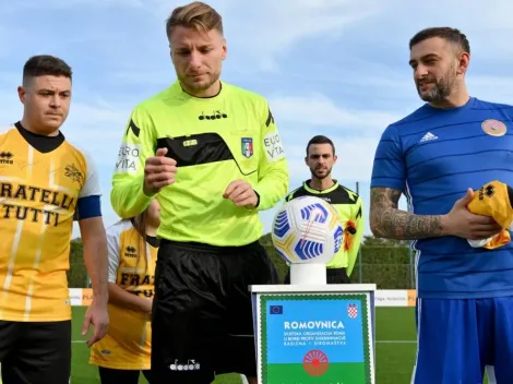 Immobile se luce arbitrando por petición del Papa Francisco