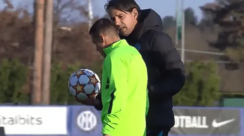 La conversación de Alexis Sánchez y Simone Inzaghi que llamó la atención en Italia.