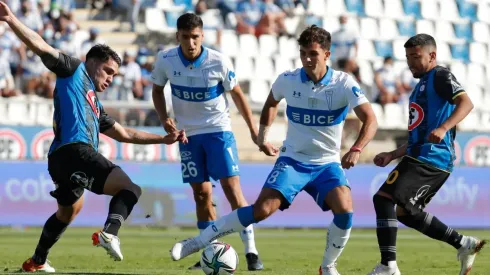 Ignacio Saavedra en la victoria frente a Huachipato