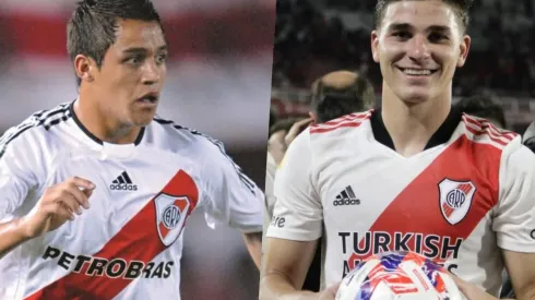Alexis Sánchez fue campeón con River Plate en 2008 y Julián Álvarez igualó la hazaña en 2021