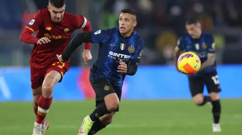 Alexis Sánchez estuvo presente en la goleada del Inter ante la Roma