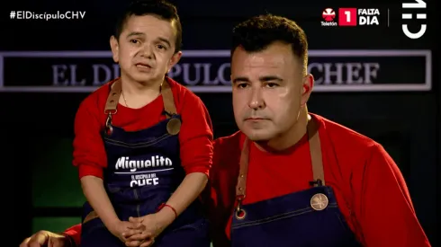 Miguelito junto a Kurt Carrera en El Discípulo del Chef.