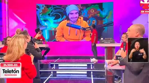 Germán Garmendia en la Teletón 2021.
