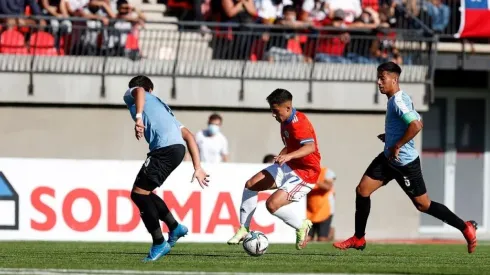 El partido e la Roja sub 20 ante su similar de Uruguay se disputó a las 18.00 horas en el sintético de La Calera