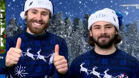 El chileno se llenó del espíritu navideño.