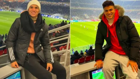 Benjamín y Thomas Galdames vieron en San Siro la goleada del Inter ante Cagliari