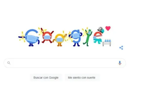 Google lanza un nuevo Doodle para concientizar sobre Ómicron