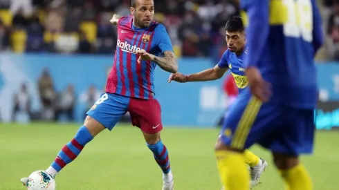 Dani Alves volvió a vestir la camiseta del Barcelona