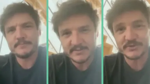 Pedro Pascal en el video que grabó para apoyar a Gabriel Boric.