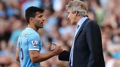 Manuel Pellegrini lamentó el retiro de Sergio Kun Agüero