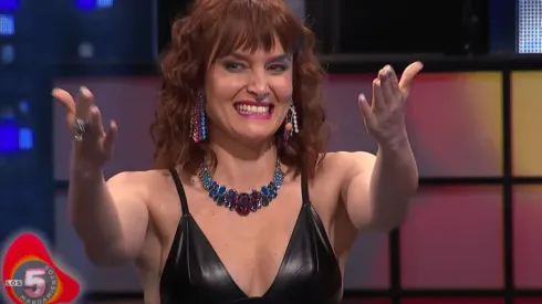 Begoña Basauri dando la cara en Los 5 Mandamientos.