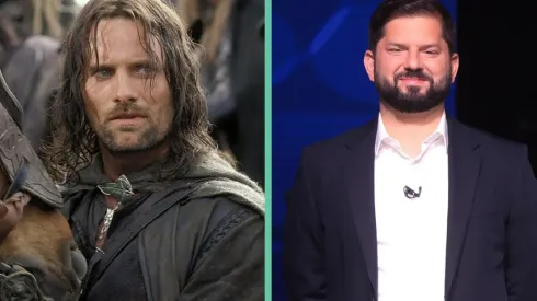 Viggo Mortensen en El Señor de los Anillos y Gabriel Boric.
