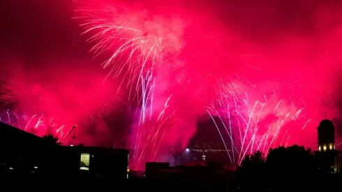 Fuegos Artificiales en Año Nuevo