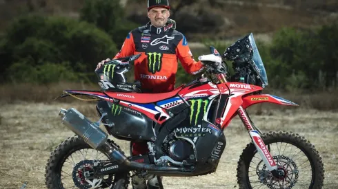La moto que acompaña a Pablo Quintanilla, la Honda CRF450 Rally, ha sido desarrollada por y para el Rally Dakar.