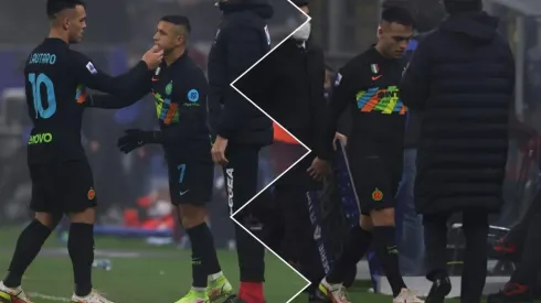 El cambio de Alexis por Lautaro y el enojo del argentino en Inter.