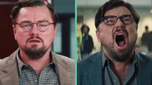 Leonardo DiCaprio en el crucial momento de No Miren Arriba.