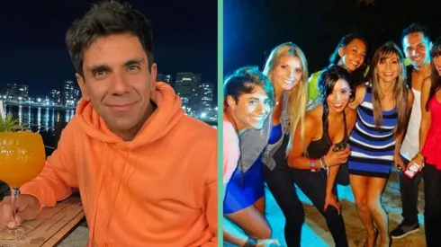 Juan Pablo Queraltó y algunas de las ex chicas Yingo.