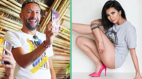 Mauricio Isla y Thati Lira.