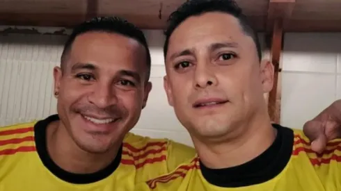 Los ex jugadores de Colo Colo compartieron en un encuentro amistoso en Colombia