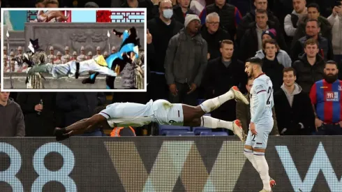 Michail Antonio sorprendió con su celebración en la Premier League
