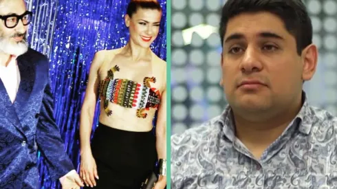 Parived y Tonka Tomicic, junto a Harold Vilches, el llamado Rey del Oro.