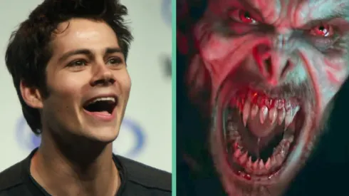 Dylan O'Brien y Jared Leto como Morbius.
