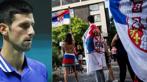 Novak Djokovic estará encerrado en el hotel hasta el lunes