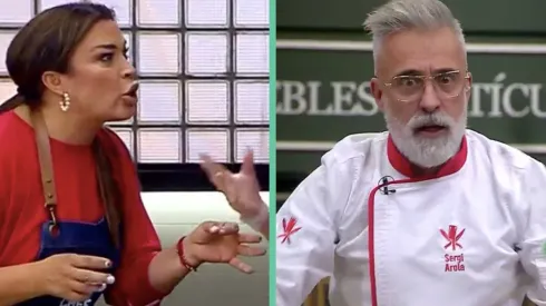 Marlen Olivarí frente a frente con Sergi Arola.