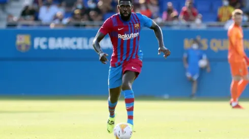 Umtiti renovó contrato con el Barcelona para ayudar a la incorporación de Ferran Torres