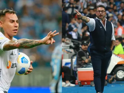 Edu Vargas recibe a Mohamed en el Mineiro para ir por la Libertadores