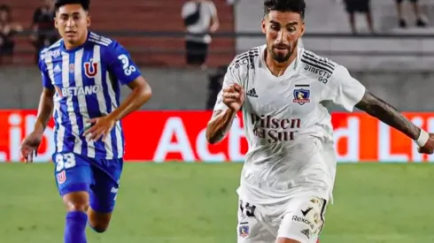 Lucero estuvo todo el partido en su estreno con Colo Colo