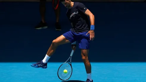 Djokovic alcanzó a entrenar este 2022 en Australia