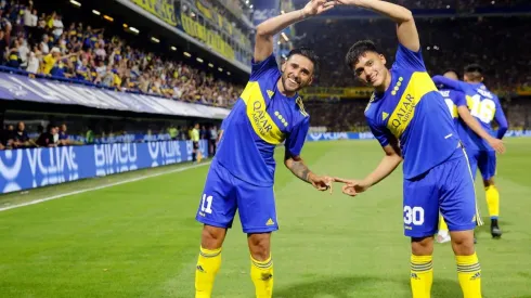 El Toto Salvio (11) es una de las figuras de Boca