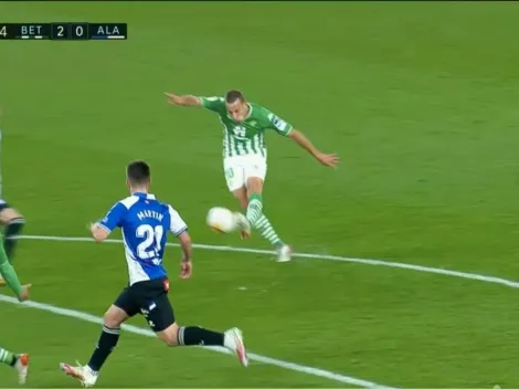 ¡Brutal! Sergio Canales se despacha un golazo para el 2-0 del Betis ante Alavés