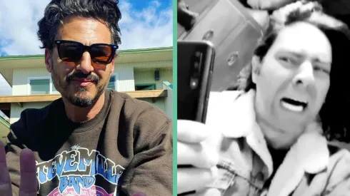 Brad Wilk y Cristián Riquelme en su video viral.