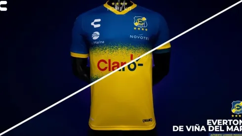 Everton dio a conocer sus nuevas camisetas para el 2022.