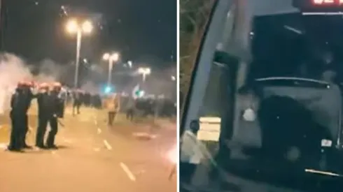 Simeone bajó enfurecido a enfrentar a los hinchas de la Real Sociedad