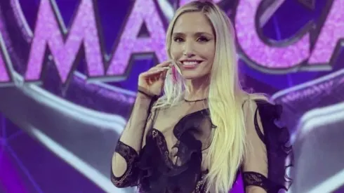 Mane Swett en el escenario de ¿Quién es la Máscara?