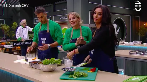 Rocío Marengo, Pamela Díaz y Camilo Huerta en El Discípulo del Chef.